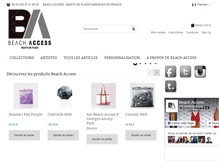 Tablet Screenshot of beach-access.com